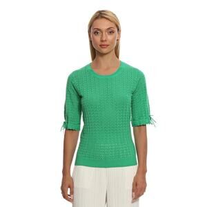 Brooks Brothers  Bright Green  knitted top Size S